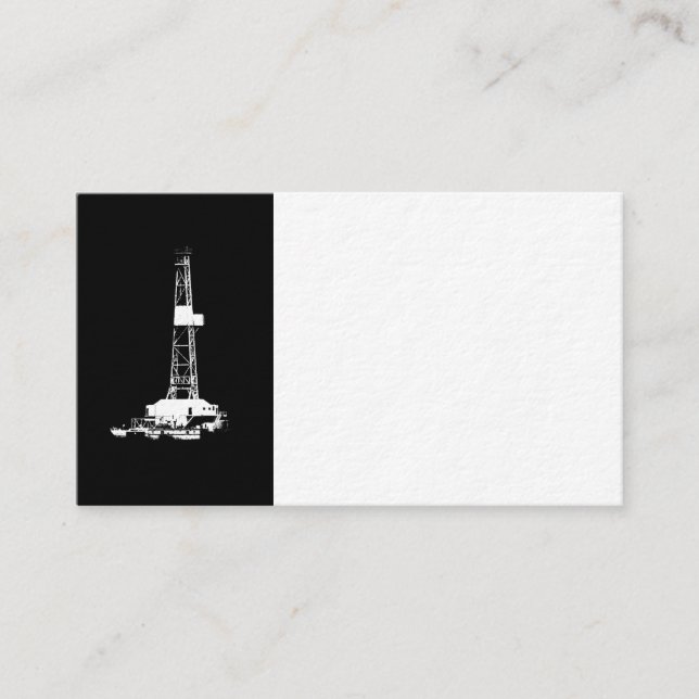 Black and White Business Card (Front)