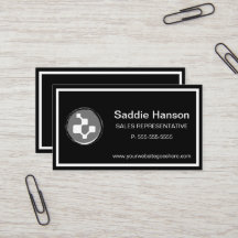 Black and White Business Card