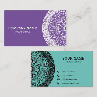 Black and White Business Card