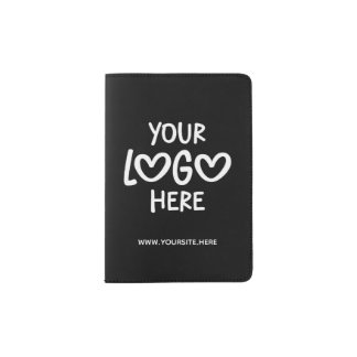 Black and White Business Logo Site Passport Holder
