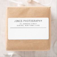 Black and White Business Minimalist Shipping