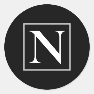 Black and White Business Monogram