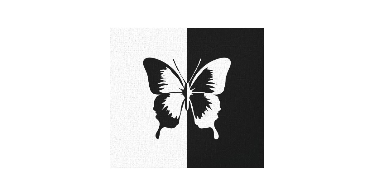 black butterfly wall art