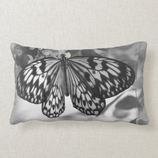 Black and White Butterfly Pillow