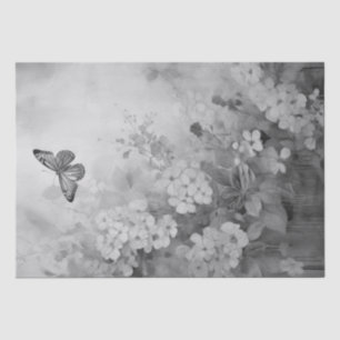 Black and White Butterfly Tissue Paper