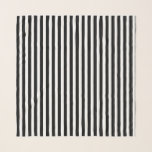 Black and white candy stripes scarf<br><div class="desc">Black and white candy stripes</div>