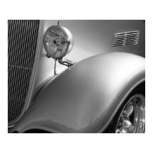 Black and White Car Photo