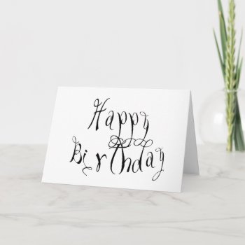 Black And White Card by divadezines at Zazzle