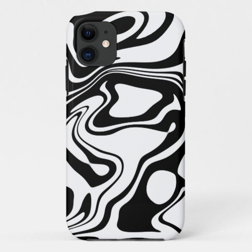 Black and White iPhone 11 Case