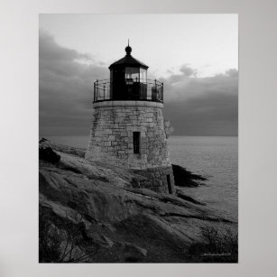 black and white lighthouse pictures