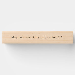 Black and White Casual Script Wedding Topple Tower