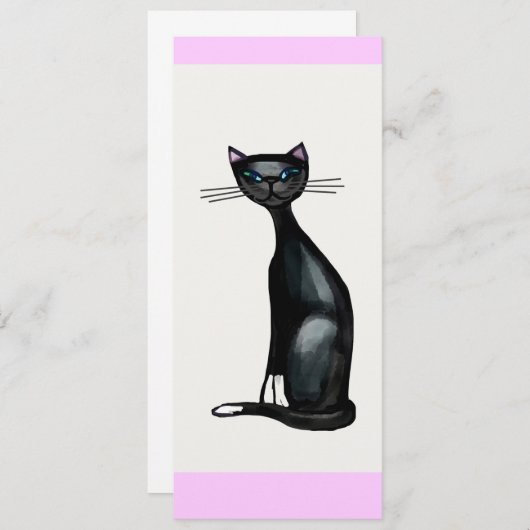 Black and white cat (Front/Back)