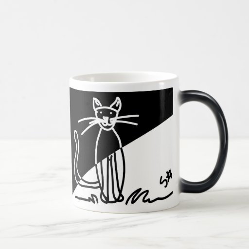 Black And White Cat Mugs, Black And White Cat Coffee Mugs, Steins & Mug ...