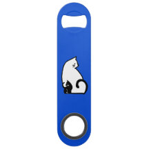 Black And White Cat Bar Key