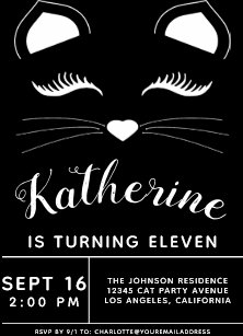 black and white party invitations zazzle