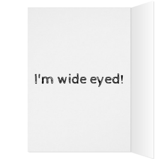 Black and White Cat Card (Inside (Left))