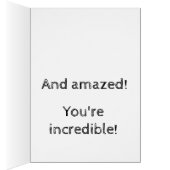 Black and White Cat Card (Inside (Right))