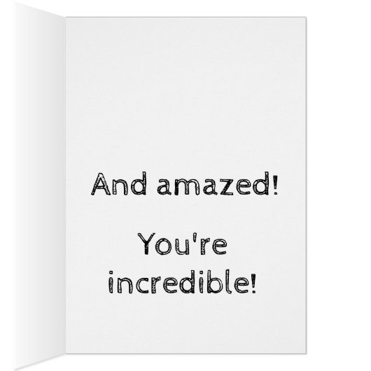 Black and White Cat Card (Inside (Right))