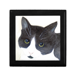 Black and White Cat Gift Box