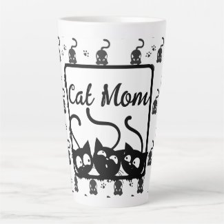 Black And White Cat Mom