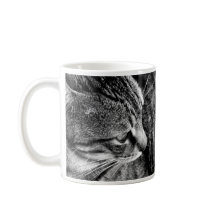 Black and White Cat Mug