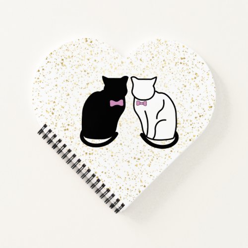 Black and White Cat Notebook
