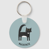 Black and White Cat Personalized