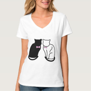 Black and White Cat T-Shirt