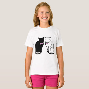 Black and White Cat T-Shirt