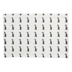 Black and white cats pillowcase