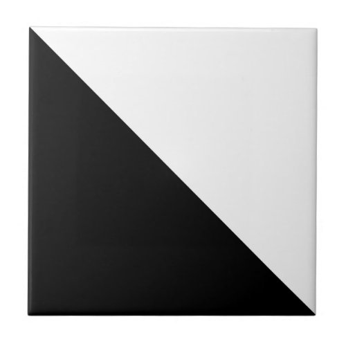 Black and White Ceramic Tile