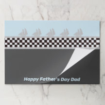 Black And White Check Paper Placemats