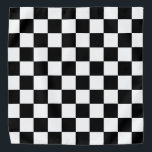 Black and White Checker Board Bandana<br><div class="desc">This cute bandana is the perfect accessory for you,  your child or your favorite dog.</div>