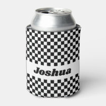 Can Cooler w/Checkered Flag 16oz.