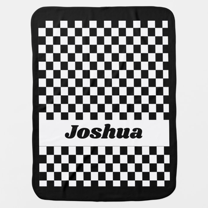 black swaddle blanket