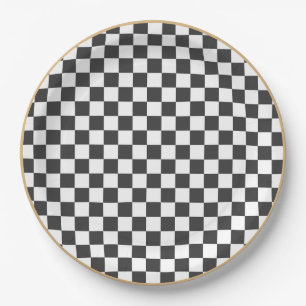 Black and White Checker Plate