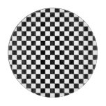 Black And White Checkerboard Cutting Board at Zazzle
