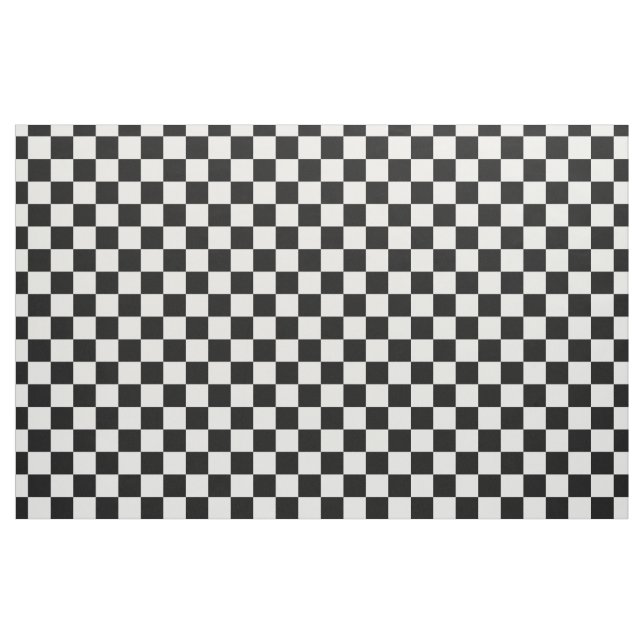 Black and White Checkerboard Fabric (Fat Quarter)