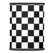 Black and White Checkerboard Lamp Shade (Right)