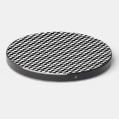 Black and White Checkerboard Pattern Wireless Charger (Front 2)