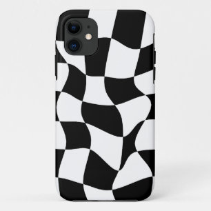 Black and white checkered Board iPhone 11 Case