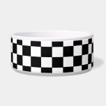 Black And White Checkered Bowl