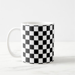Black and White Checkered Classic Mug