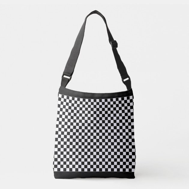 checkered cross body bag