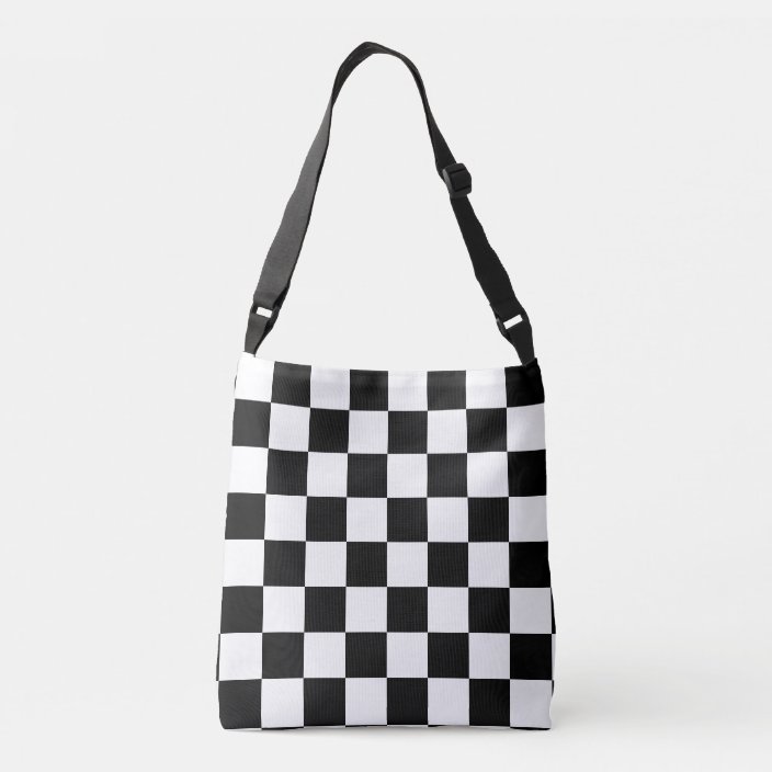 checkered crossbody bag