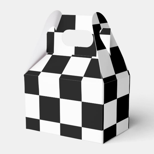 black and white checkered flag boys party gift box black white gifts