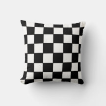 Black and white checkered flag pattern