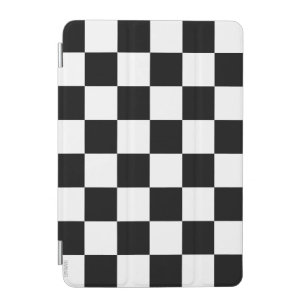 Black and White Checkered iPad Case