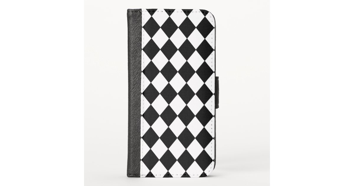 ELLE CHECKERED CARD CASE