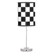 Black And White Checkered Lamps (Back)